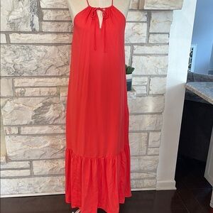 Banana Republic Red Maxi Dress